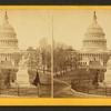 Greenough's Statue of Washington & the U.S. Capitol.