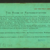 The House of Representatives.