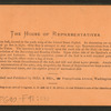 The House of Representatives.