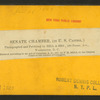 Senate Chamber, (in U.S. Capitol.)