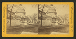 Capitol building under construction.