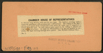 Chamber House of Representatives.