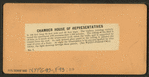 Chamber House of Representatives.