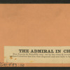 The Admiral in chains.