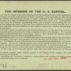 Old House of Representatives. Capitol, Washington, D.C.