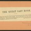 The Great East Room.