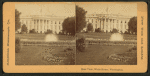 Rear view, White House, Washington.