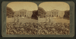 The White House, the historic residence of the Nation's Chief, north front, Washington, U.S.A.