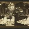The East Room of the White House arranged for the State Dinner to Prince Henry, Feb. 24th, 1902, Washington, U.S.A.