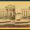 Front view of the White House.