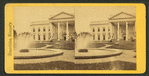 Front view of the White House.