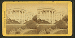 Rear view of White House.