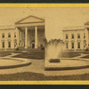 Front view of White House.