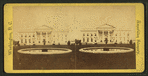 Front view of White House.