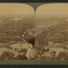 From Washington Monument (E.) over Agricultural Grounds to the Capitol, Washington, U.S.A.
