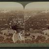 From Washington Monument (E.) over Agricultural Grounds to the Capitol, Washington, U.S.A.