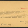 Grounds from the Agriculture Department, Washington, D.C., U.S.A.
