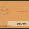 Navy Yard, E. Totherick, Operator.