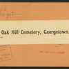 Oak Hill Cemetery, Georgetown.