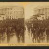 Around the Capitol before the Inauguration, March 4th, 1893, Washington, D.C., U.S.A.