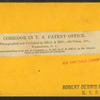 Corridor in U.S. Patent Office.