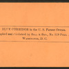 Blue Corridor in the U.S. Patent Office.