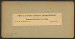The U.S. Post Office Department, Washington.