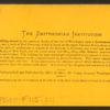 The Smithsonian Institution.