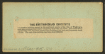 The Smithsonian Institute.