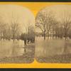 Smithsonian Grounds during the Great Flood, Feb. 12, 1881., Rising of the Waters.