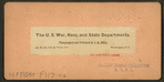 The U.S. War, Navy, and State Department, Washington, D.C.