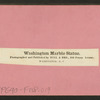 Washington Marble Statue, Washington, D.C..