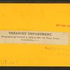 Treasury Department, Washington, D.C..