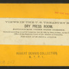 Hydrostatic Press Room, Manufacturing United States Currency.