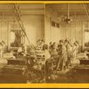 Cutting Room, Cutting U.S. Currency from the sheets.