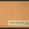Treasury Fountain & New York Avenue.
