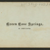 Green Cove Springs, St. John's River.