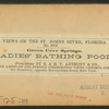 Ladies' Bathing Pool, Green Cove Springs, Florida.