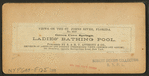 Ladies' Bathing Pool, Green Cove Springs, Florida.