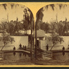 Tourists near the natural springs.