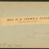 Mrs. H. B. Stowe's Place at Mandarin, on St. Johns River.