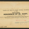 Residence of Mr. Hart, Palatka.