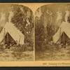 Camping in Palmetto Forest, Florida.