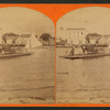 Ferry boats across river, Tampa, Florida.