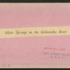 Silver Springs on the Oklawaha River.