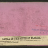 Canal in the South of Florida Connecting Indian River with Mosquito Inlet.