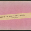 Ruins of Matanzas.