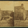 South view of the Old Spanish Fort, showing the draw bridge. St. Augustine, Fla.