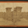 The Entrance to the Old Spanish Fort at St. Augustine, Florida.