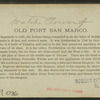 Watch Tower of Old Fort San Marco.